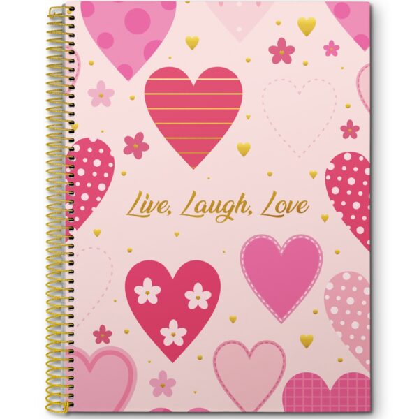 CADERNO ESPIRAL UNIV LOVE 1/8 CD - 80 FOLHAS