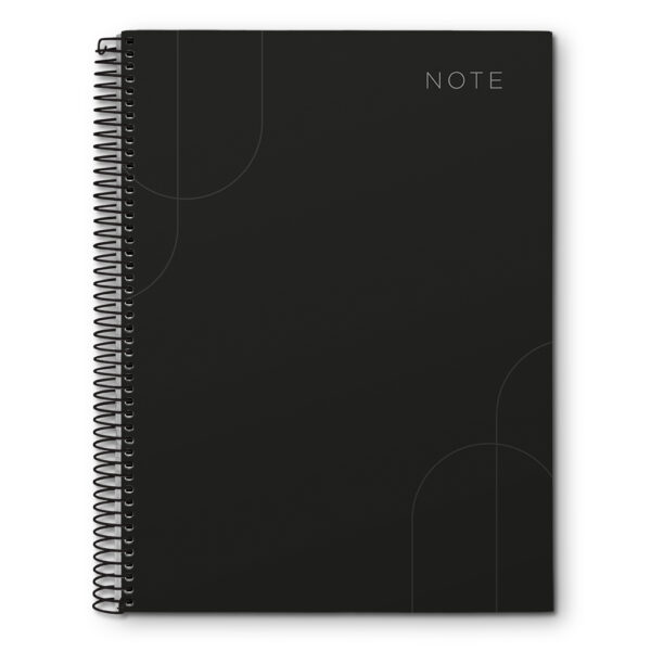 CADERNO ESPIRAL UNIV. CD NOTES 10x1 - 160 FOLHAS